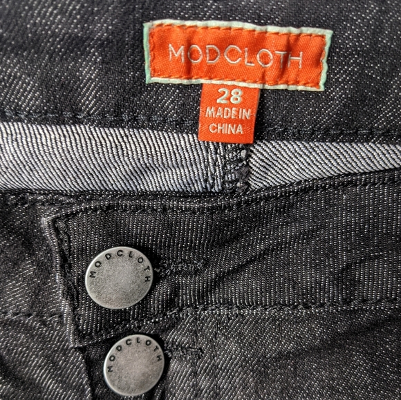 Modcloth button-fly jeans 28 - Picture 4 of 9
